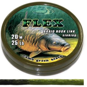 Braided hook links FLEX 25Lb 20 m